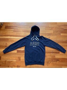 Aéropostale New York Navy Hoodie -Sleepwear Medium